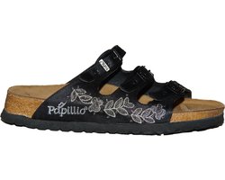 Birkenstock Papillio Florida Smal Flowers Stitch Black Maat: 35