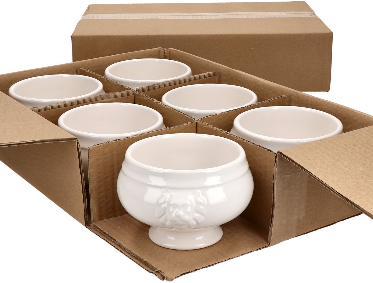 MamboCat Set van 12 terrine leeuwenhoofd Leo 0.45L