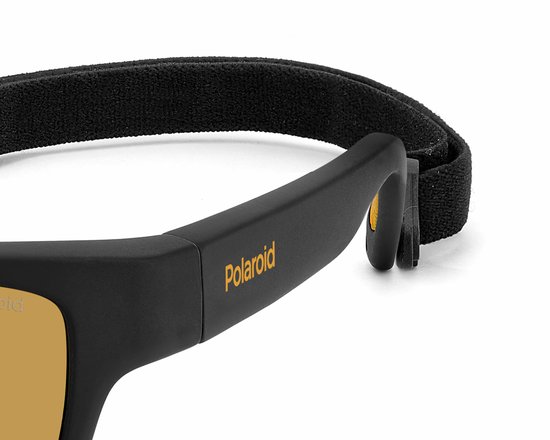Polaroid Floating Black & Yellow Aqua Master + Waterband Drijvende Antislip Zonnebril Sportzonnebril van Polaroid — afbeelding 4