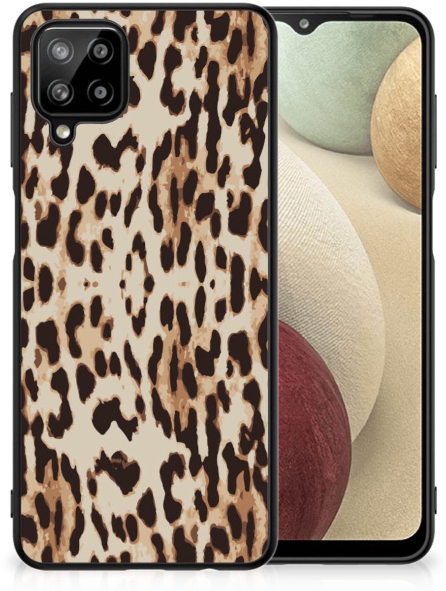 Samsung Galaxy A12 Dierenprint Telefoonhoesje Leopard