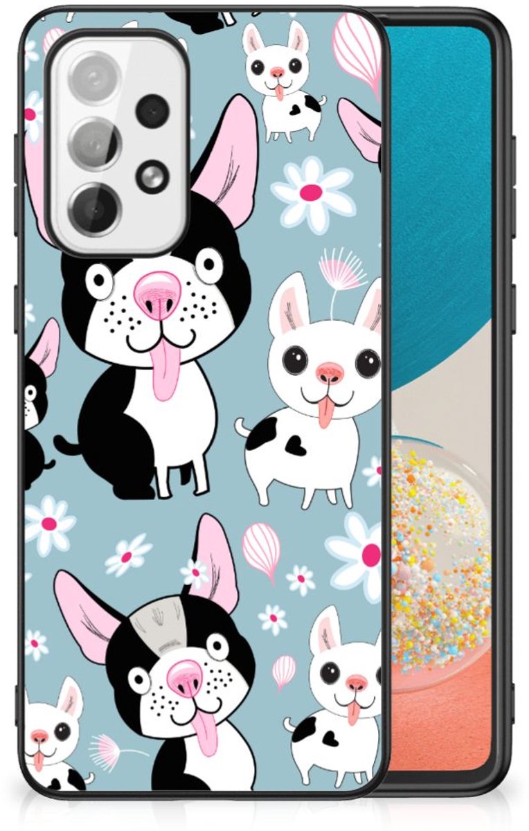 Samsung Galaxy A73 Dierenprint Telefoonhoesje Hondjes