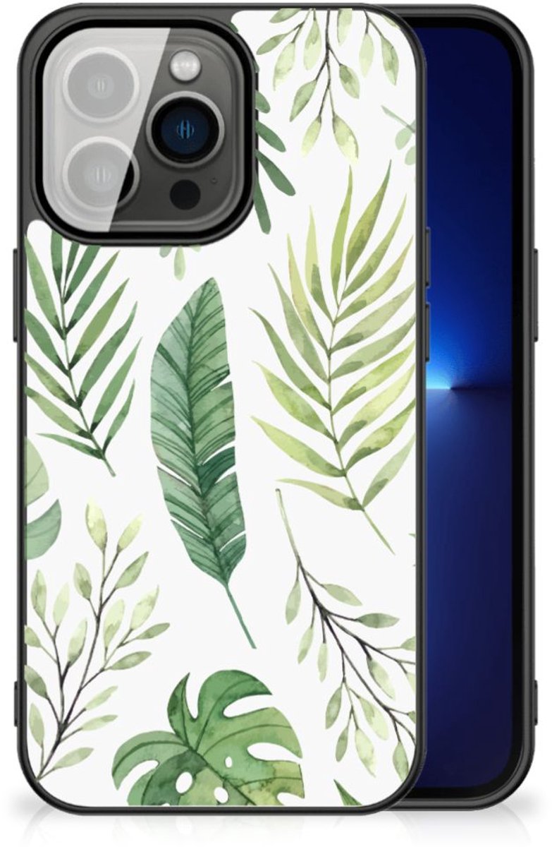 iPhone 13 Pro Bloemen Hoesje Leaves