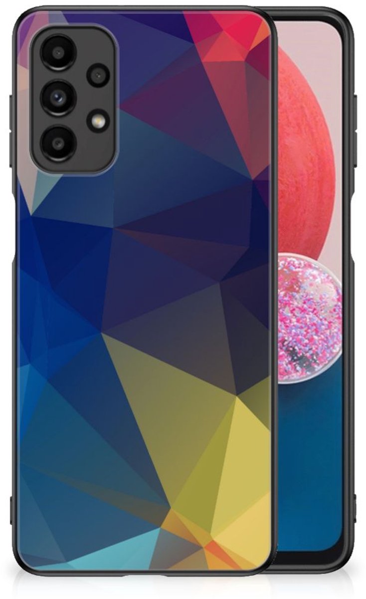 Samsung Galaxy A13 4G Backcover Polygon Dark