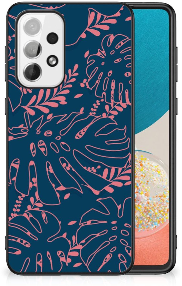 Samsung Galaxy A73 Bloemen Hoesje Palm Leaves