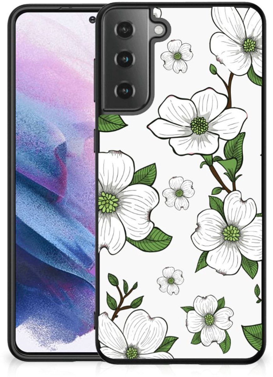 Samsung Galaxy S21 Plus Bloemen Hoesje Dogwood Flowers