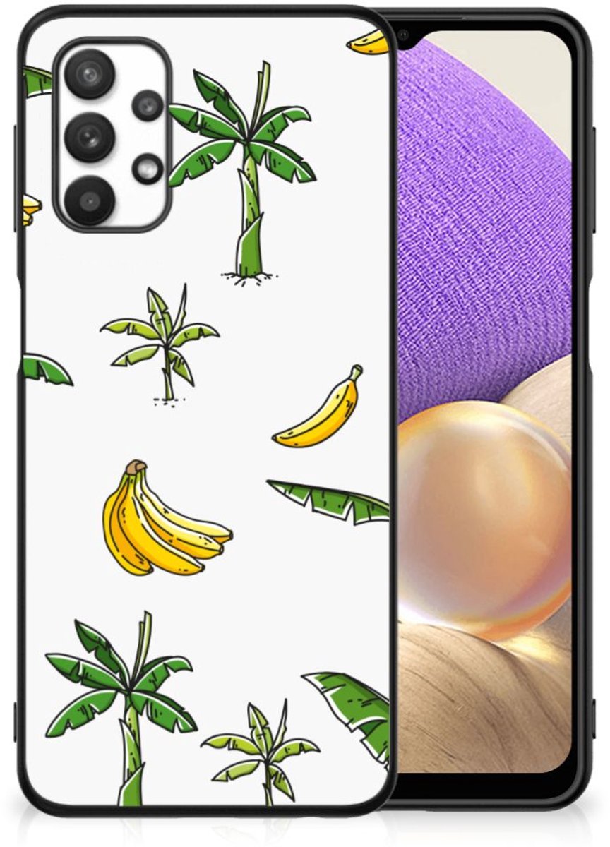 Samsung Galaxy A32 5G Bloemen Hoesje Banana Tree