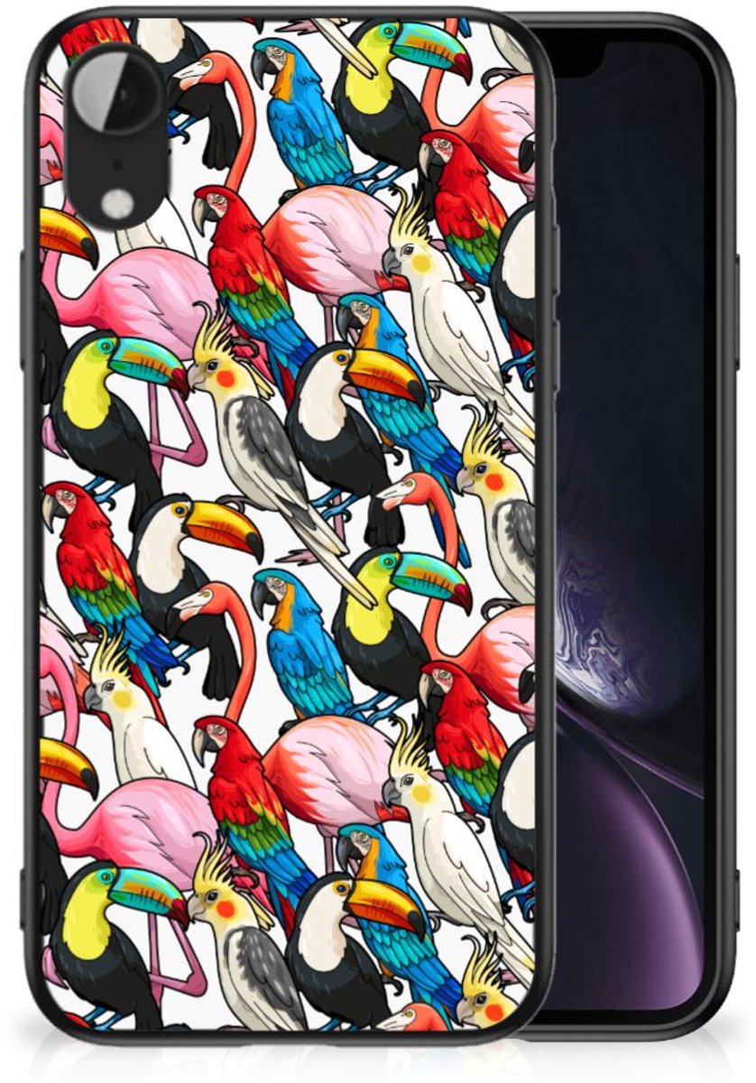 Apple iPhone XR Dierenprint Telefoonhoesje Birds
