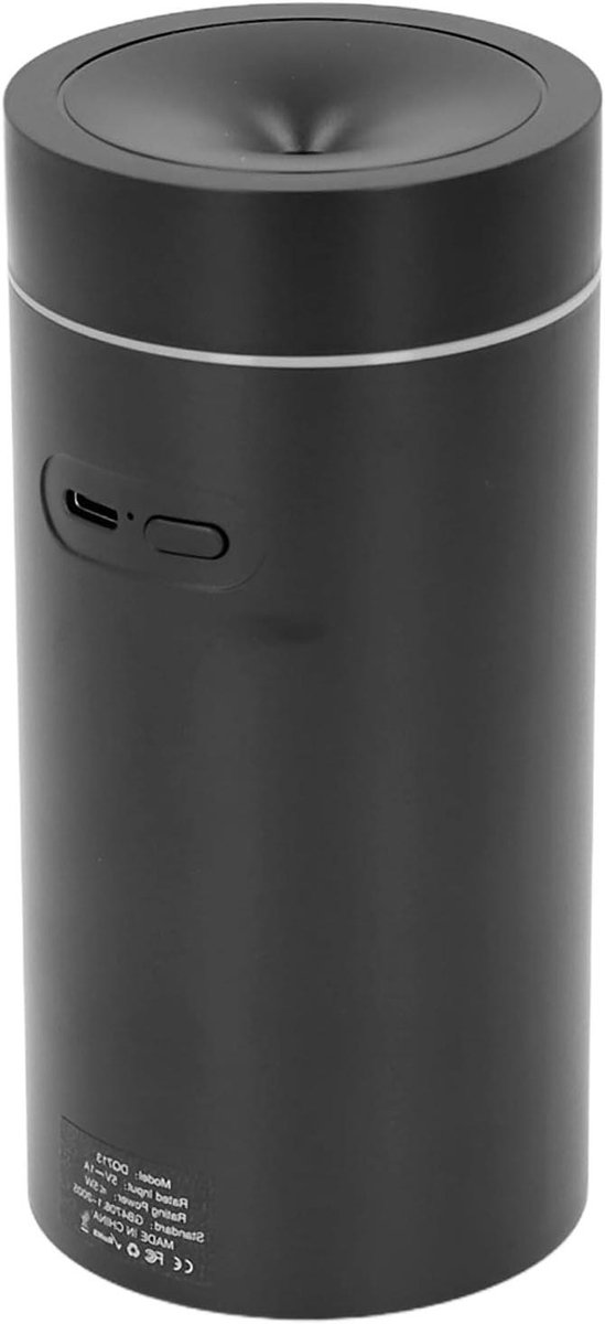 Allecto Premium - USB Autoverspreider Draagbaar met Aromatherapie en 7 Kleuren - Draadloze Auto Luchtverfrisser voor Auto Thuis Kantoor