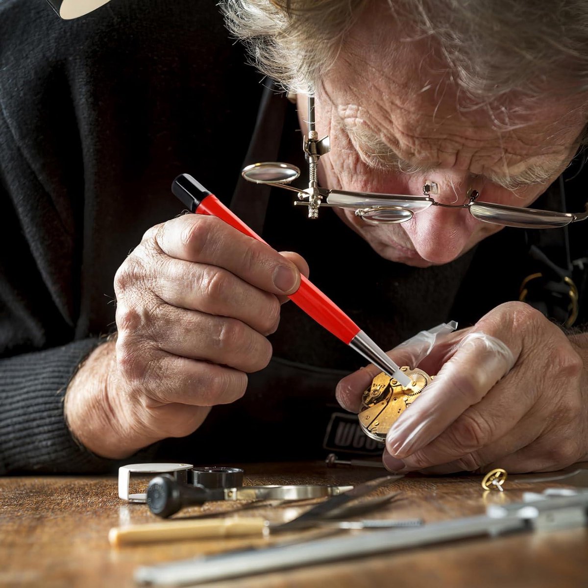 Smoakez - Glasvezel Krasborstelpen voor het reinigen van Sieraden, Horloges Elektronica