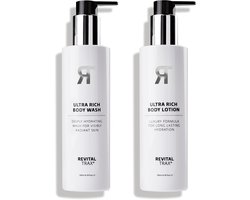 Revitaltrax ® - Bundel Ultra Rich Body Lotion & Body Wash - Huidverzorging - Hydraterend - 2 x 200ml