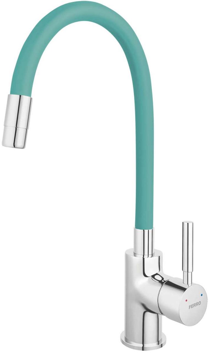Novaservis Ferro - Keukenkraan met flexibele arm, munt/chroom 70710,0M