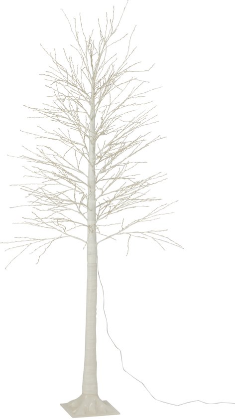 J-Line décoration Arbre 2000 Led - métal - blanc - large - LED