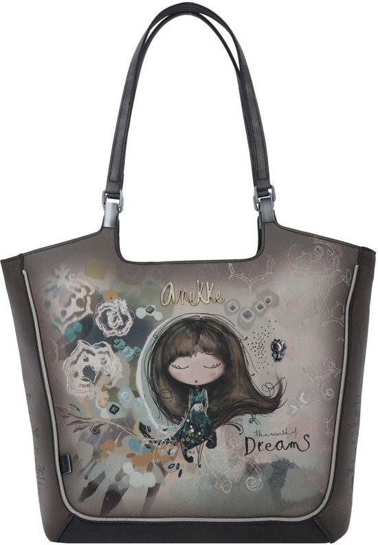 Anekke sac à épaule sac shopper Real Shopping Bag Multicolor multicolore