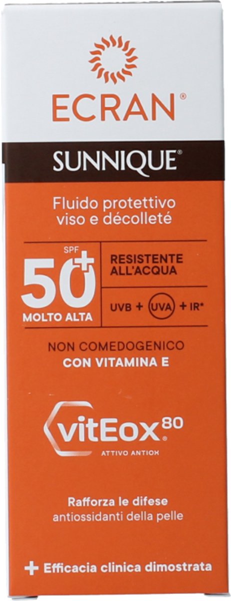 Ecran Sunique facial en decollete SPF50 50 Milliliter