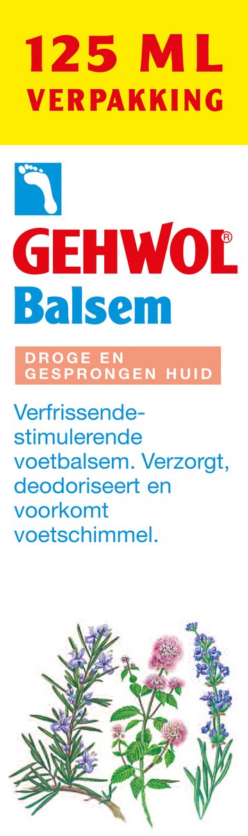 Gehwol Voetbalsem voor de droge en gesprongen huid - 125ml