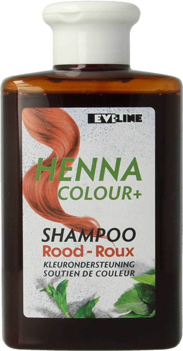 Henna Cure&Care Shampoo colour + rood 300 Milliliter