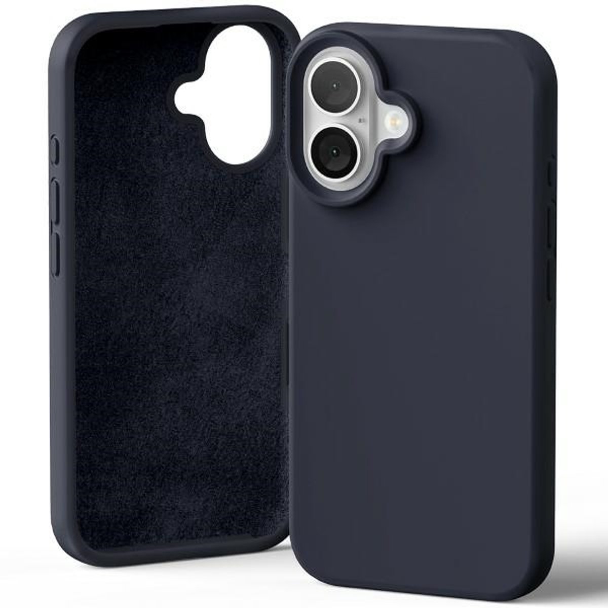 Mercury Siliconen Hoesje Voor Iphone 16 6.1 Telefoonbescherming Met Pasvorm