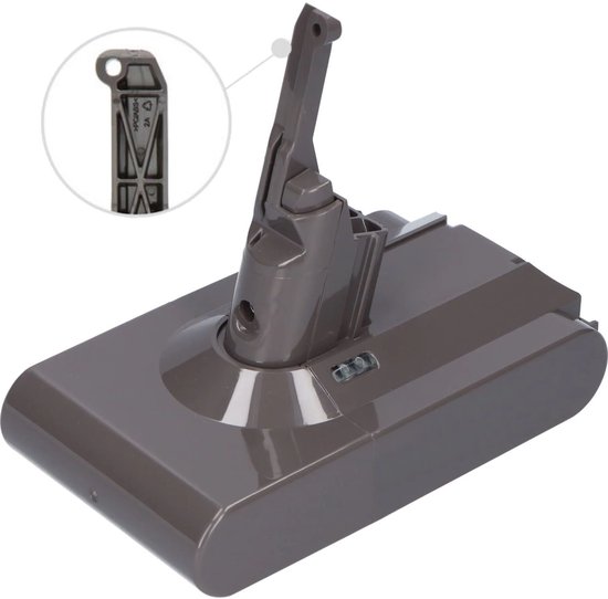 V8 Serie Li-ion 3000mAh/21.6V EXPER Hoge Kwaliteit Accu geschikt voor Dyson