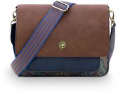Pip Studio - Fenna Crossbody Tas Dames - Tas - Jabali - Blauw - 25x7x20cm