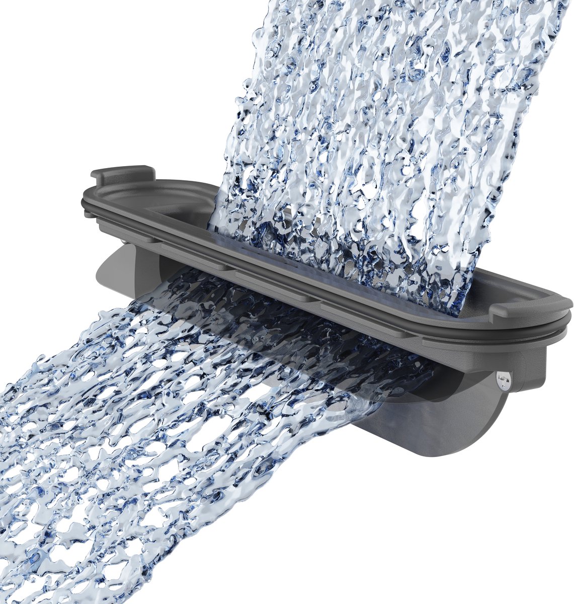 Hansgrohe RainDrain Flex - Douchegoot met rvs rooster 1000, wandmodel, inkortbaar, geborsteld brons 56053140