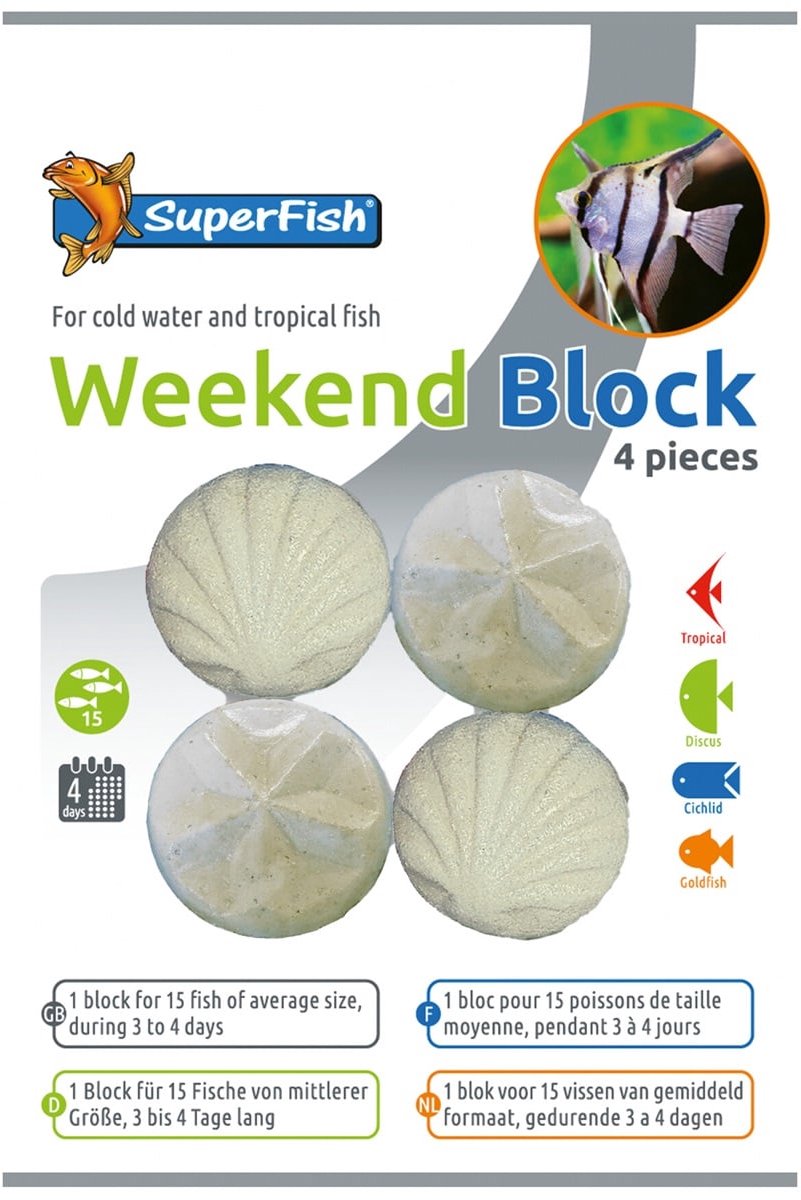 Superfish Weekend Voer - 4 Stuks