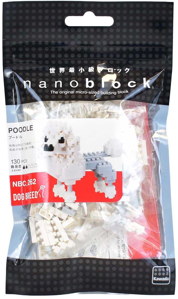Nano Block Bouwset Poedel - 130st.
