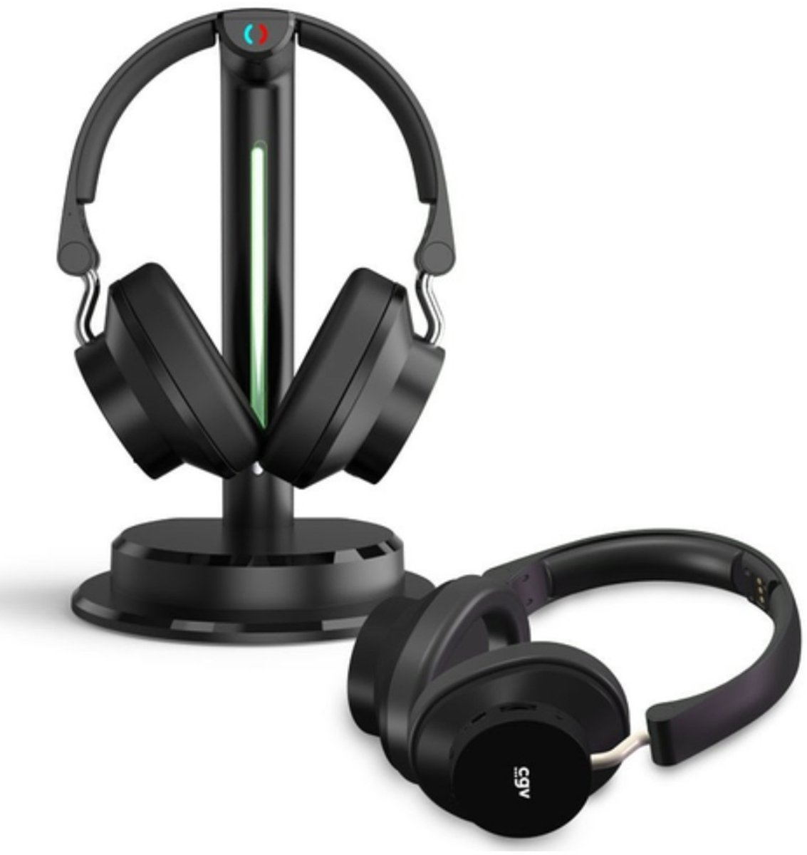 CGV PRELUDE 3 DUO Headset Bedraad en draadloos Hoofdband Zwart