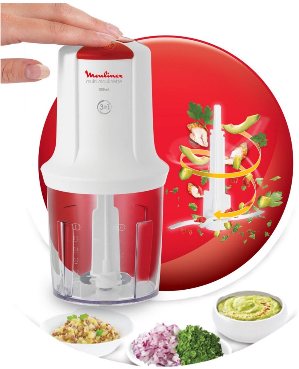 Moulinex Multi Moulinette AT711B10 Grijs – Vergelijk