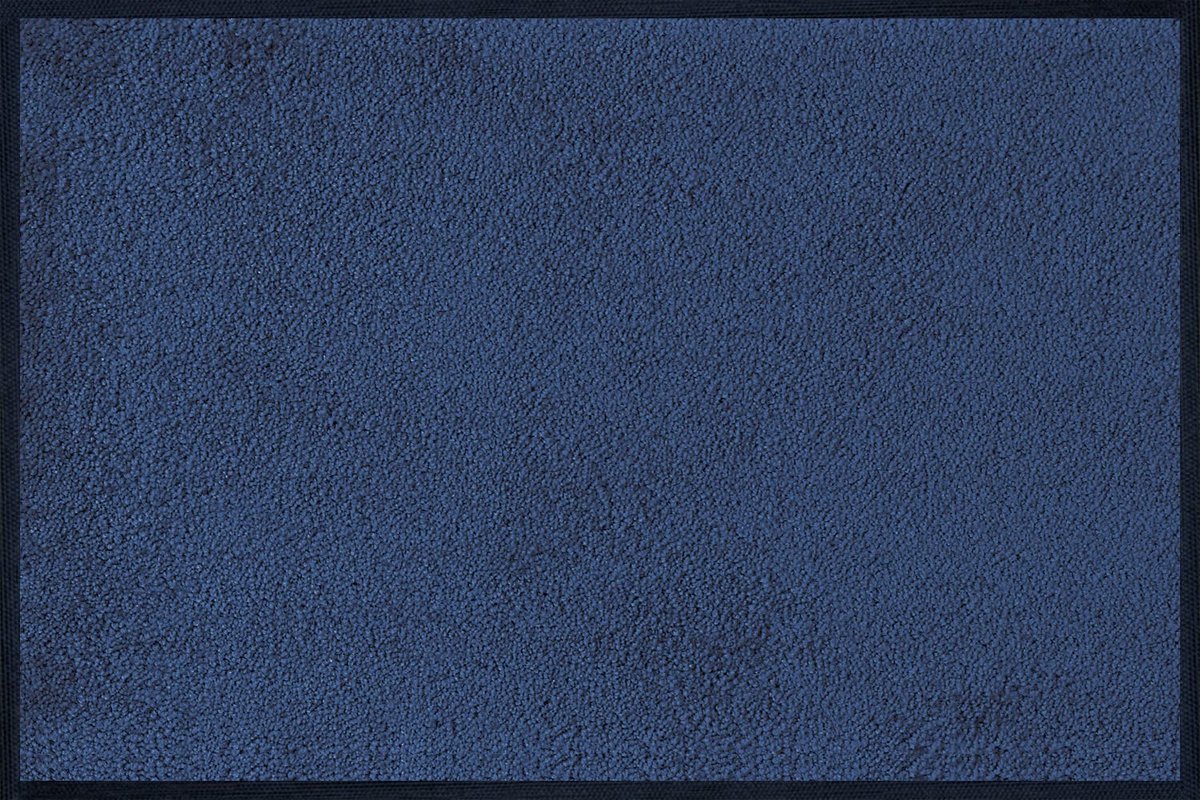 Ibenzoa Marineblauwe Wasbare Deurmat voor Binnen en Buiten - 40 x 60 cm met Antislip Rug