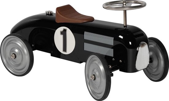 Goki Retro Loopauto Zwart van GOK — afbeelding 2