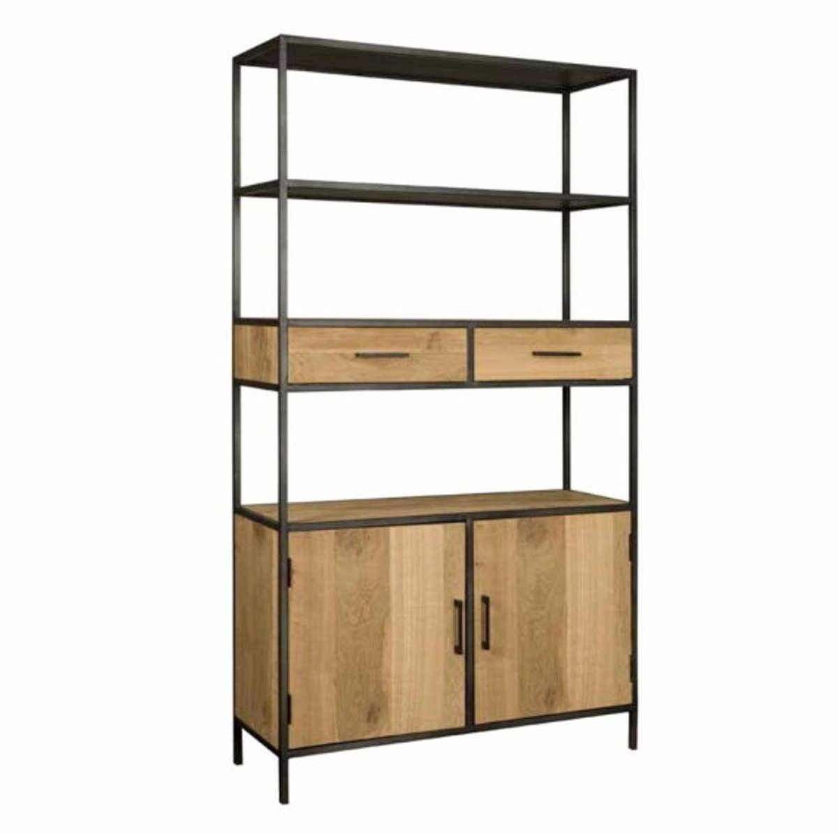 Tower Living Boekenkast Luna eikenhout 115 cm - Naturel Bruin
