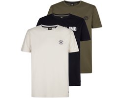 Petrol Industries - Heren 3-pack T-shirts Cimarron - Multicolor - Maat M