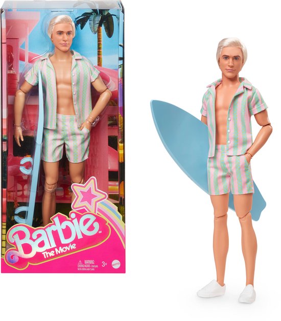 Barbie Ken Surfer De Filmpop Veelkleurig