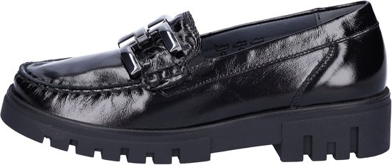 Waldläufer Laque H Slip-On Chaussures à enfiler Femme - Zwart - Taille 41,5
