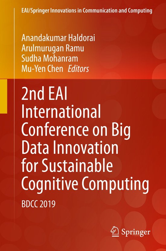 2nd EAI International Conference on Big Data Innovation for  ... - cover
