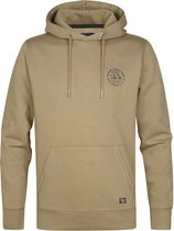 Petrol Industries - Heren Logo-print Hoodie Duluth - Groen - Maat L