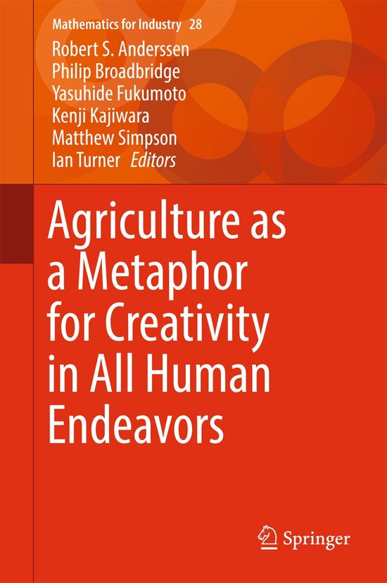 Mathematics for Industry28- Agriculture as a Metaphor for Cr ... - cover