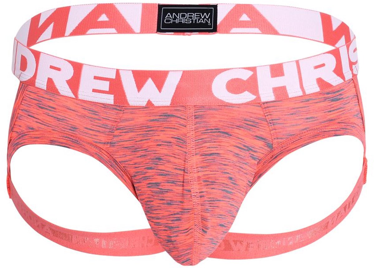 Andrew Christian VIBE Sports Jock Coral - MAAT XL - Heren Ondergoed - Jockstrap voor Man - Mannen Jock