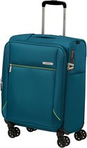 Samsonite Koffer - Base Breeze spinner 55/23 handbagage uitbreidbaar - petrol - 2,3 kg
