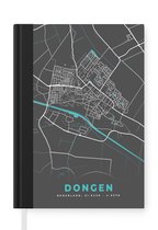 Carnet - Cahier d'écriture - Plan - Plan de ville - Plan - Dongen - Carnet - Format A5 - Bloc-notes