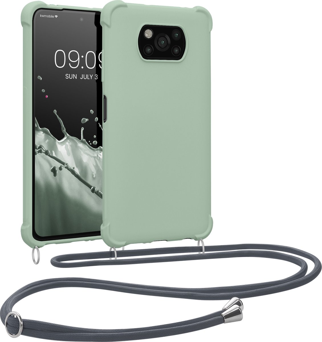 Kwmobile Hoesje Voor Xiaomi Poco X3 Nfc Poco X3 Pro Beschermhoes Van Siliconen Met 7060