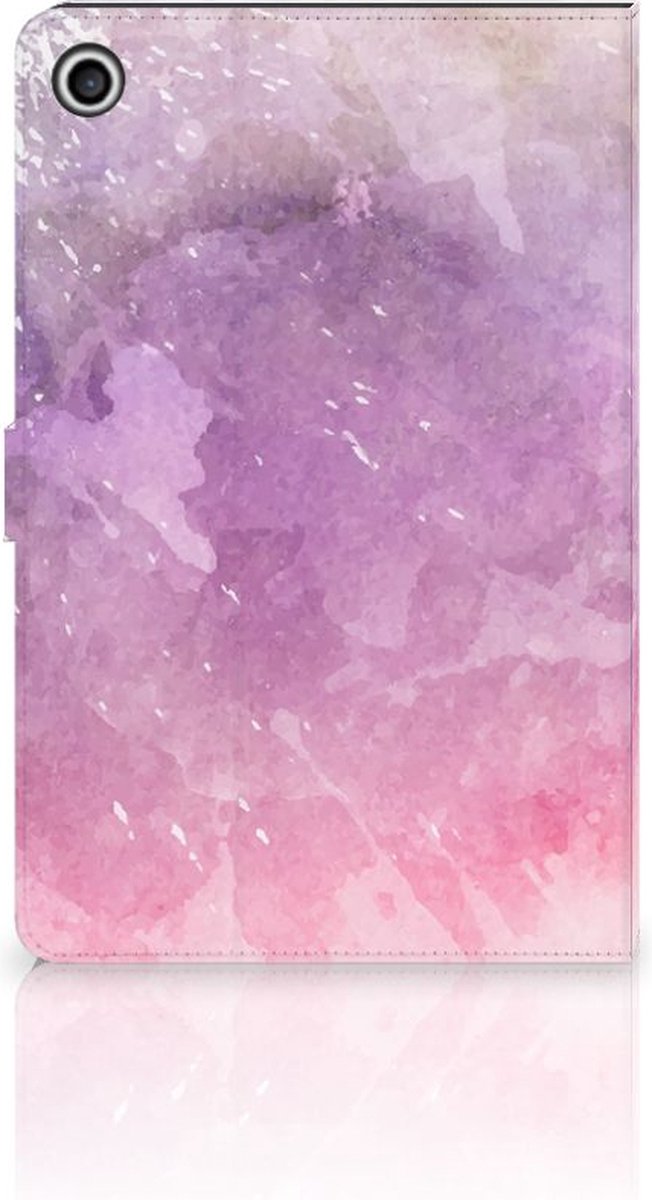 Hoes Lenovo Tab M10 Plus 3rd Gen 10.6 inch Pink Purple Paint