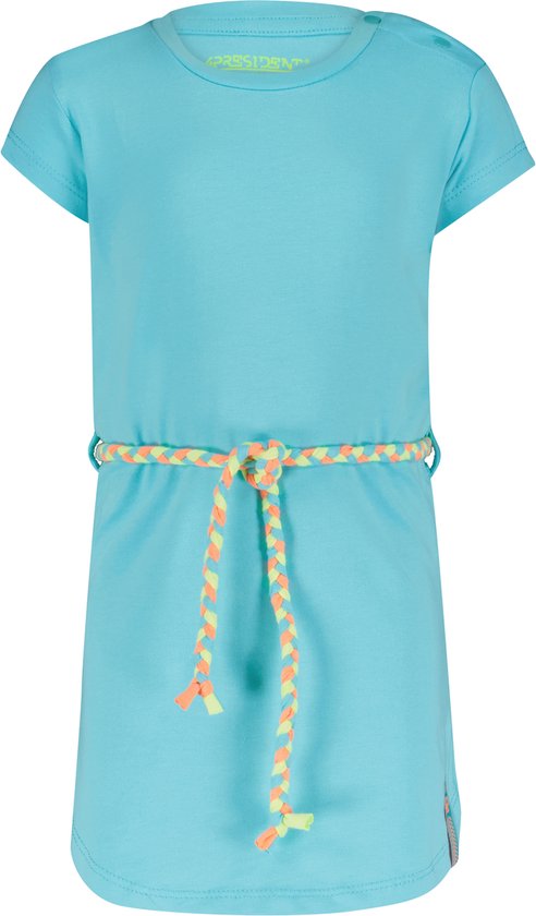 4PRESIDENT Meisjes jurk - Turquoise - Maat 74 - Meisjes jurken