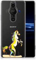 Leuk TPU Back Case Sony Xperia Pro-I GSM Hoesje Horse Color