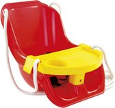 Paradiso Toys Schommelzitje 2-in-1 Rood/geel