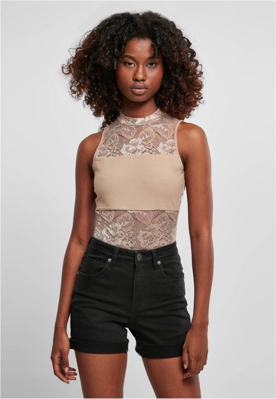 Urban Classics - Laces Bodysuit - XS - Creme