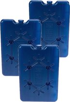 Pakket van 5x stuks platte koelelementen 200 gram 11 x 16 cm - Koelelementen voor koelboxen - Outdoor en kamperen