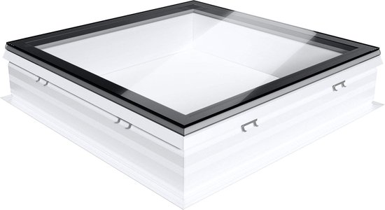 Fenêtre pour toit plat Skylux iWindow2 - version fixe claire 0600 x 0600 mm