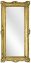 Klassieke spiegel - Goudkleurige lijst, Rechthoek - Resin - 51,4 cm hoog