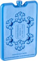 1x Blauwe koelelementen 200 gram 11 x 16.5 cm - Koelblokken/koelelementen voor koeltas/koelbox